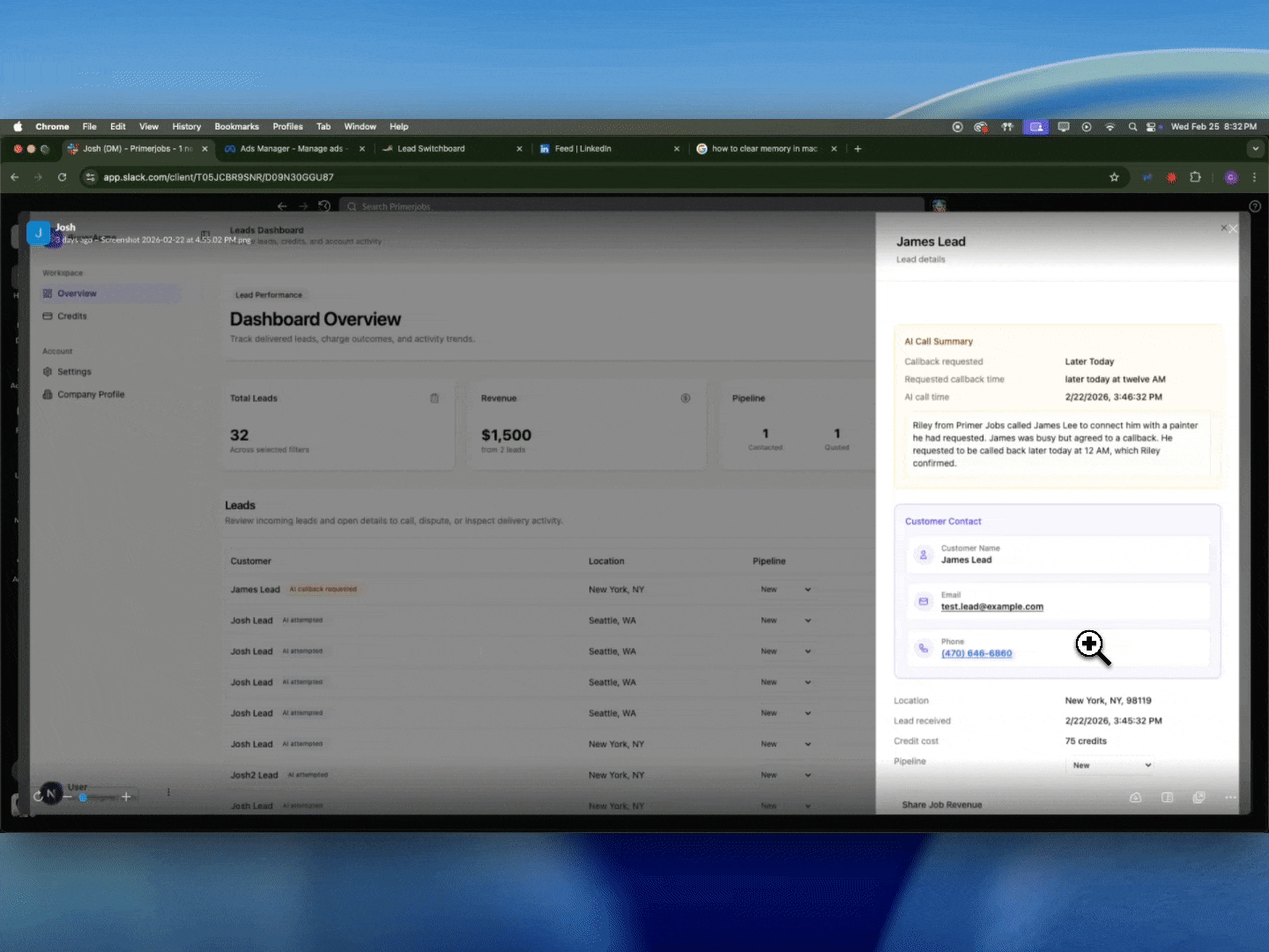 Voice Agent placeholder preview